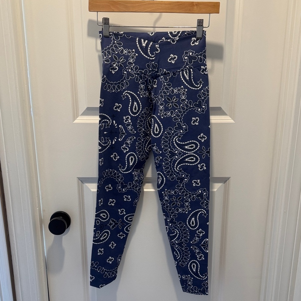 Booty By Brabant Bandana Leggings in Blue